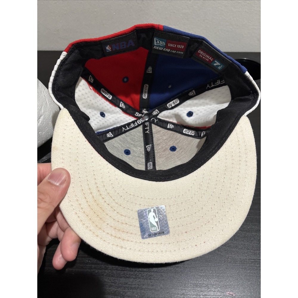 Denver Nuggets Hat Cap VTG 70s Logo New Era 59 Hardwood Classics Fitted 7 1/8 - Picture 7 of 8